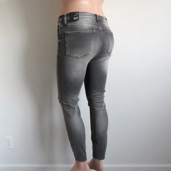 KUT from the KLOTH Women's Jeans Connie FAB AB Ankle Skinny Plus Size 14 NWT - Picture 2 of 5